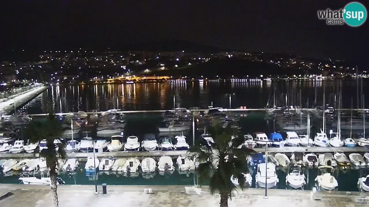 Webcam Capodistria – marina e lungo mare dall’Hotel Grand Koper