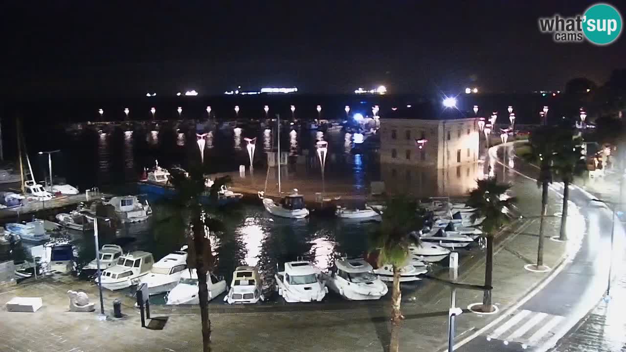 Web kamera Koper – marina i promenada – hotel Grand Koper