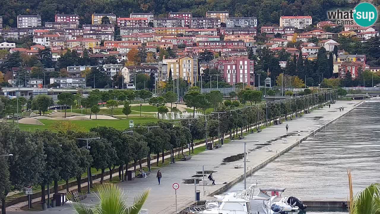 Webcam Capodistria – marina e lungo mare dall’Hotel Grand Koper