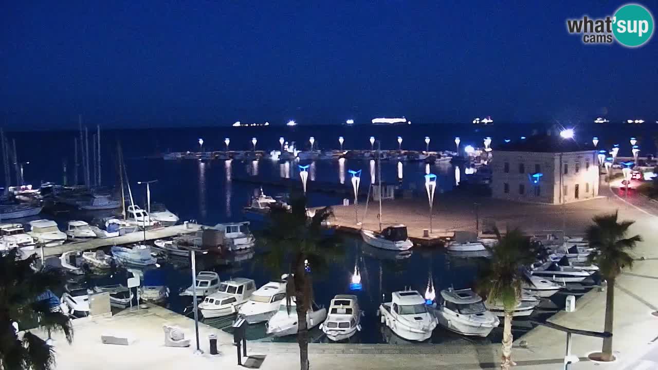 Web kamera Koper – marina i promenada – hotel Grand Koper