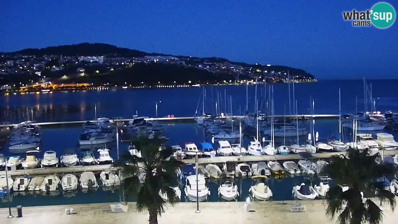 Web kamera Koper – marina i promenada – hotel Grand Koper