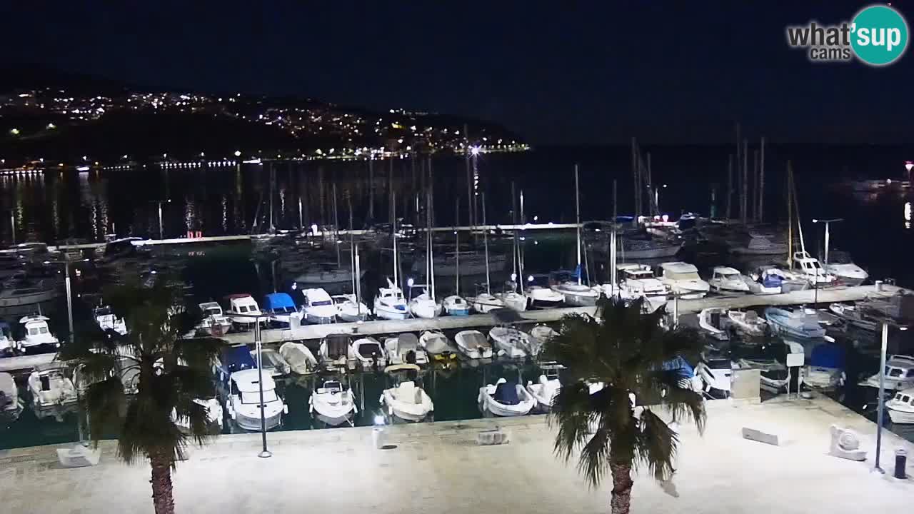 Webcam Capodistria – marina e lungo mare dall’Hotel Grand Koper