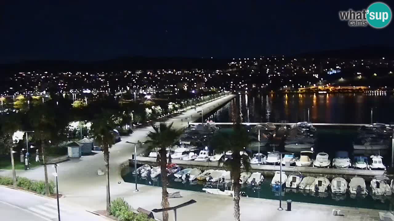 Web kamera Koper – marina i promenada – hotel Grand Koper