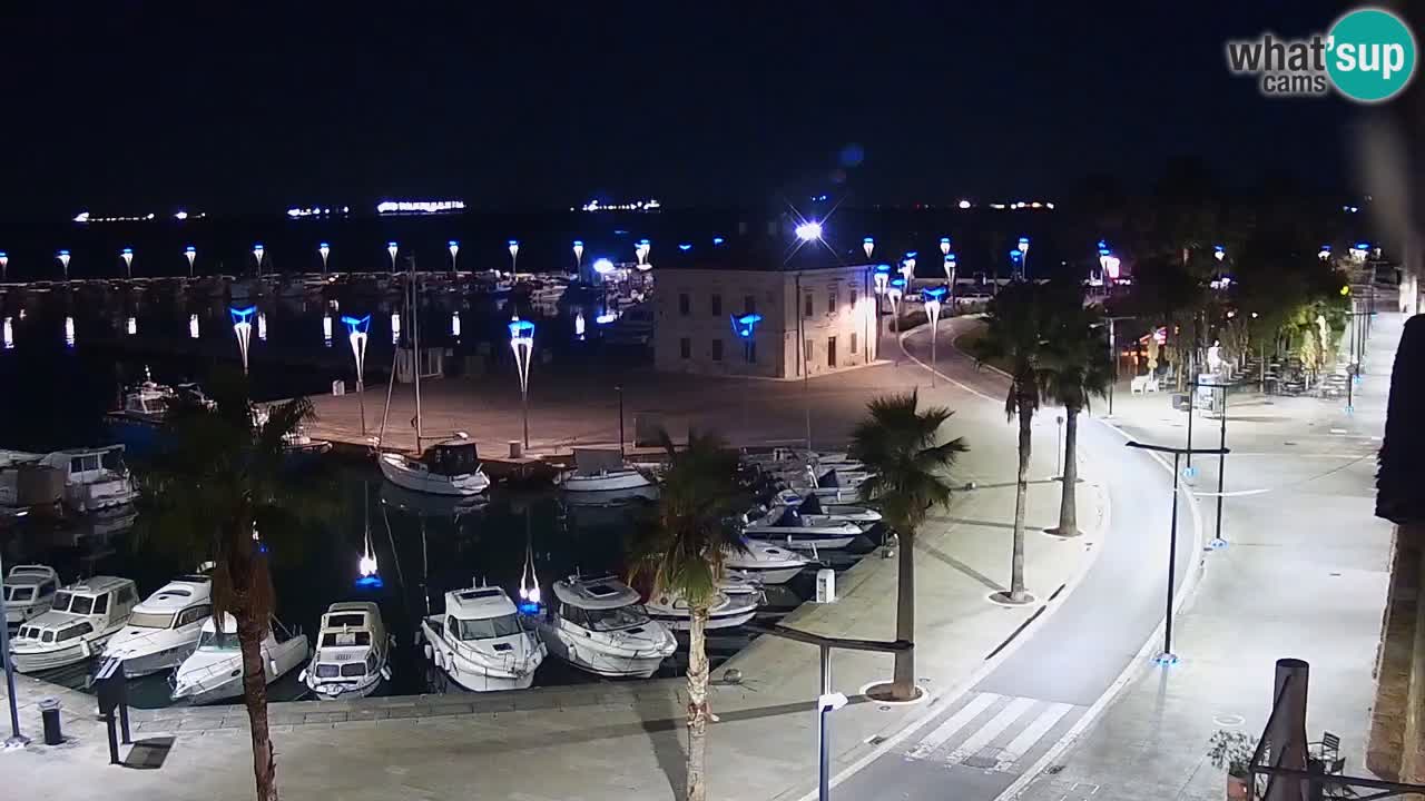 Spletna kamera Koper – Panorama na marino in promenado s Hotela Grand Koper