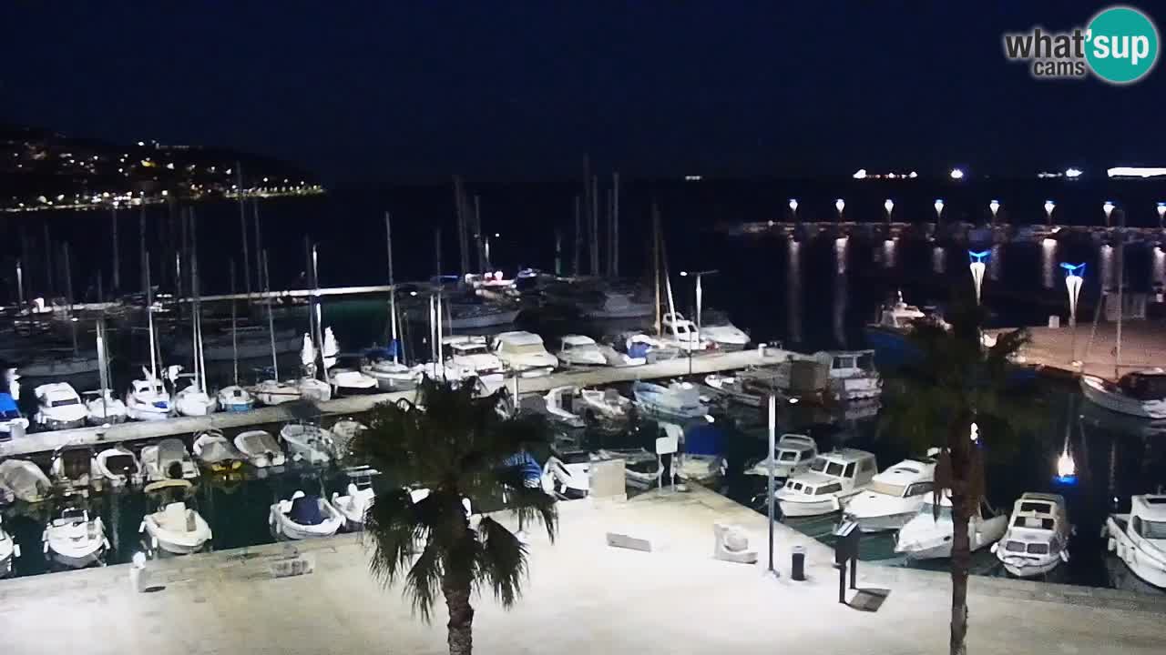 Web kamera Koper – marina i promenada – hotel Grand Koper