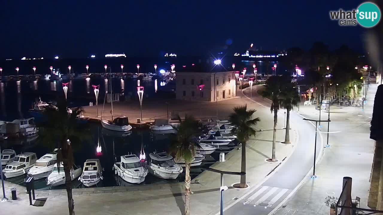 Spletna kamera Koper – Panorama na marino in promenado s Hotela Grand Koper