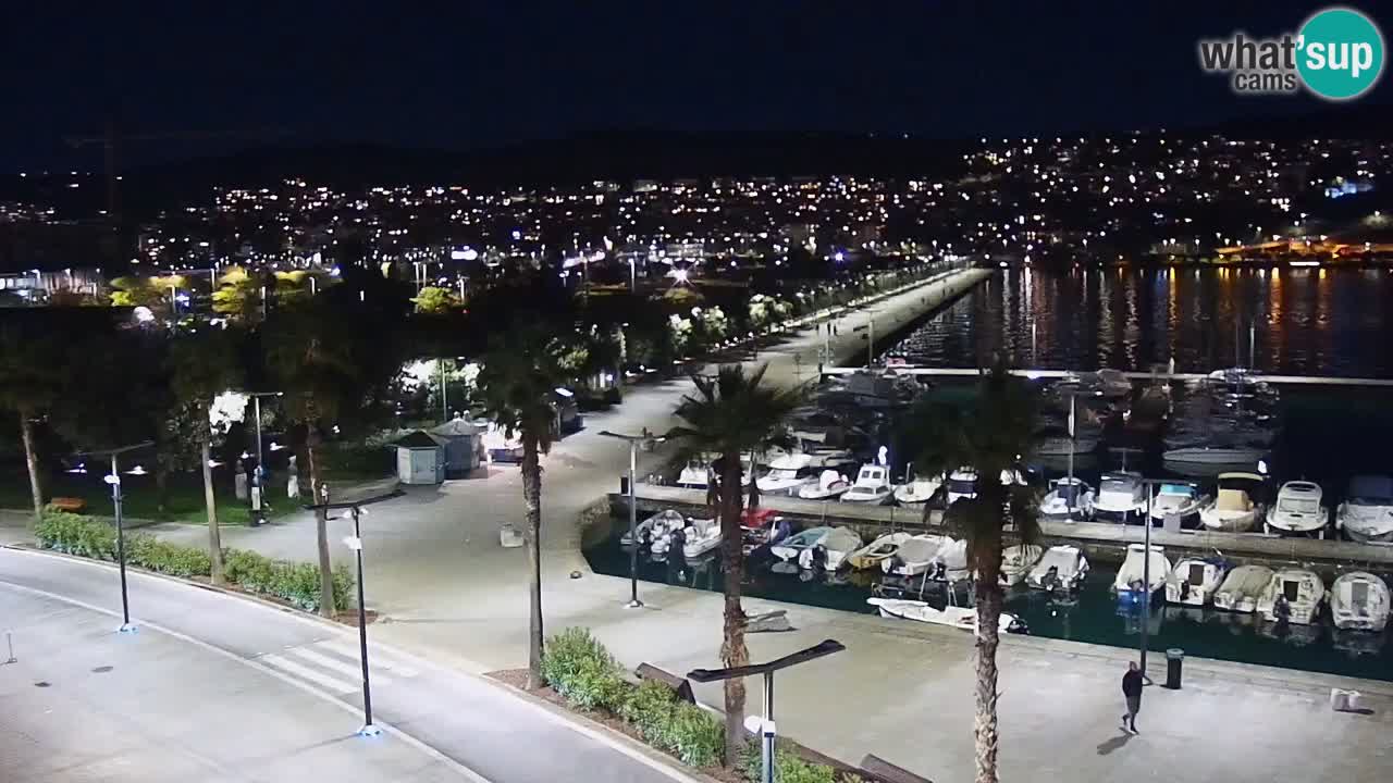 Spletna kamera Koper – Panorama na marino in promenado s Hotela Grand Koper