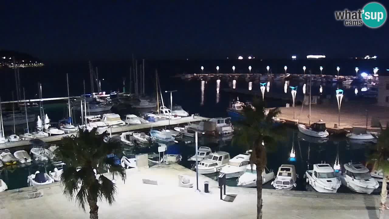 Spletna kamera Koper – Panorama na marino in promenado s Hotela Grand Koper