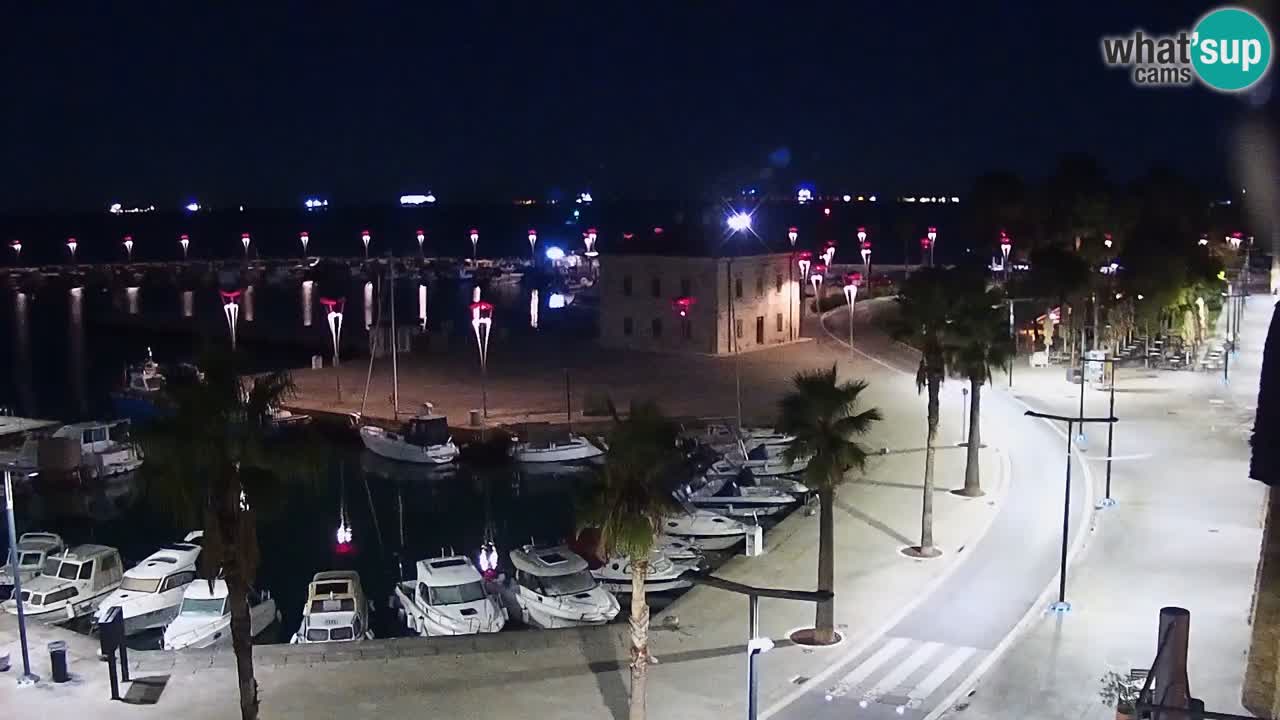 Spletna kamera Koper – Panorama na marino in promenado s Hotela Grand Koper