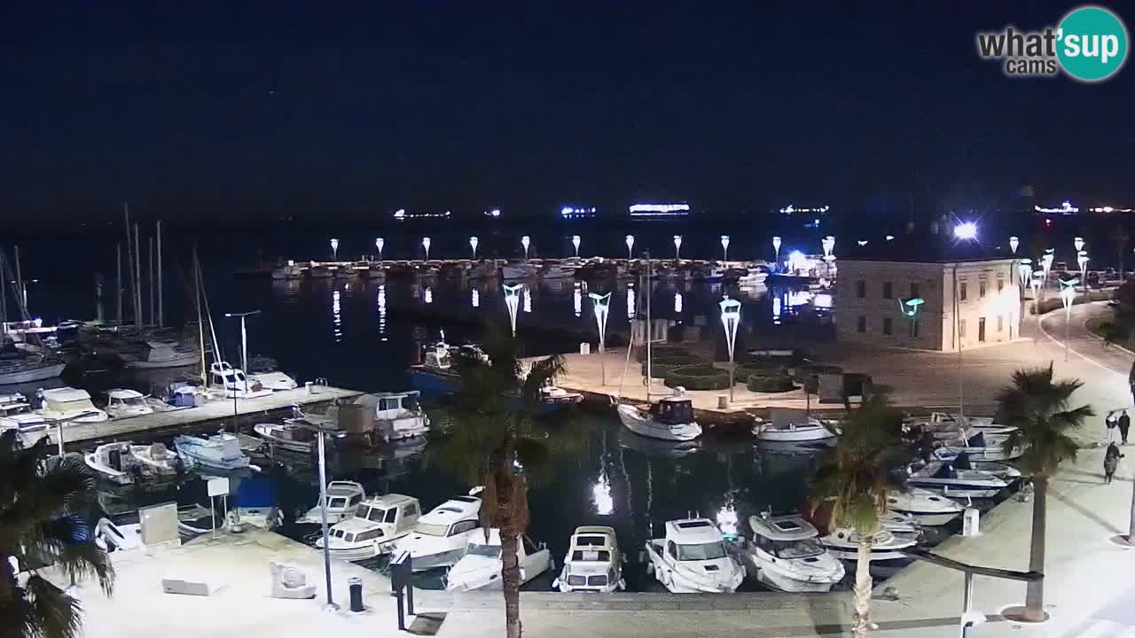 Webcam Capodistria – marina e lungo mare dall’Hotel Grand Koper