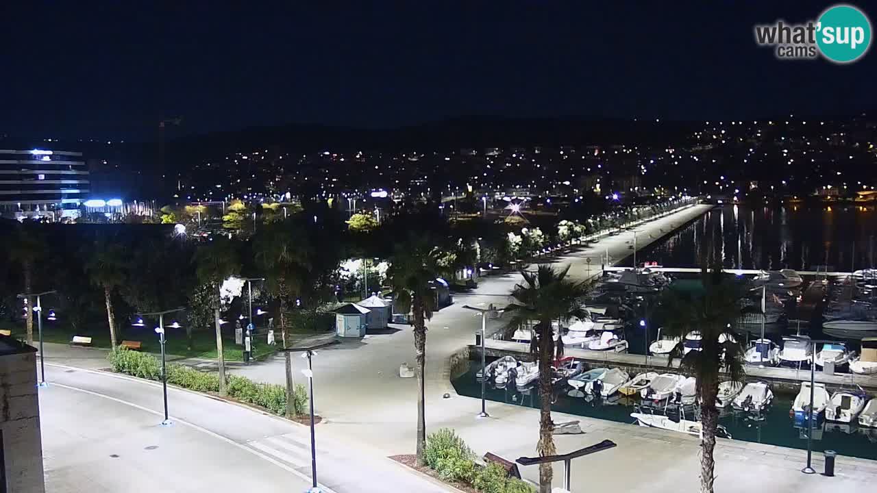 Webcam Capodistria – marina e lungo mare dall’Hotel Grand Koper