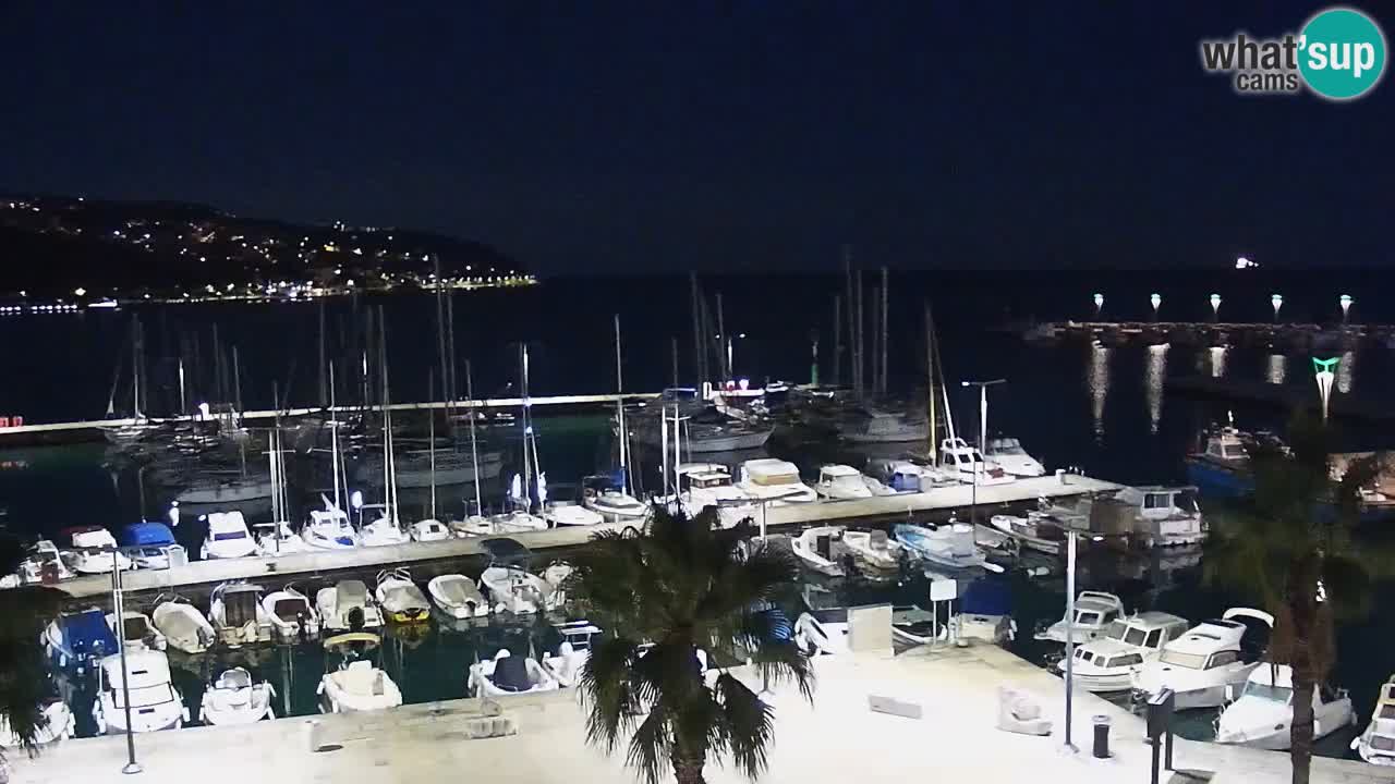 Web kamera Koper – marina i promenada – hotel Grand Koper