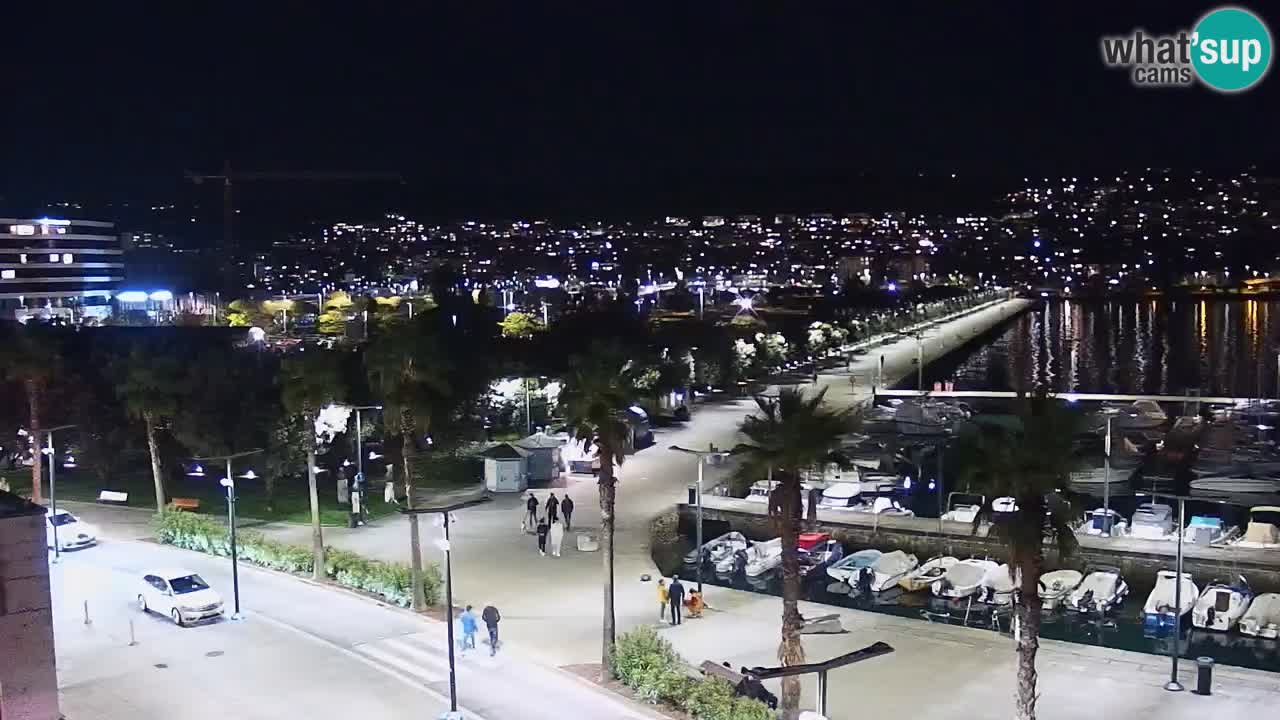 Spletna kamera Koper – Panorama na marino in promenado s Hotela Grand Koper