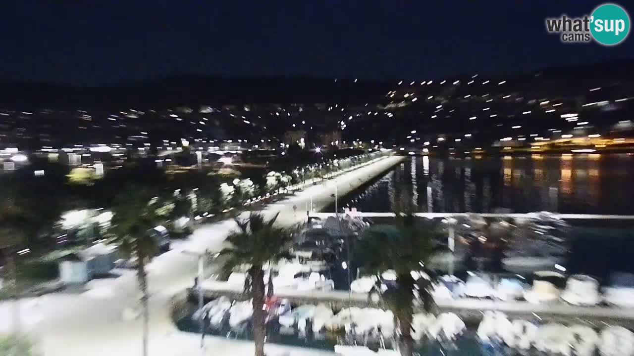 Camera en vivo Koper – puerto deportivo y paseo marítimo desde el Hotel Grand Koper