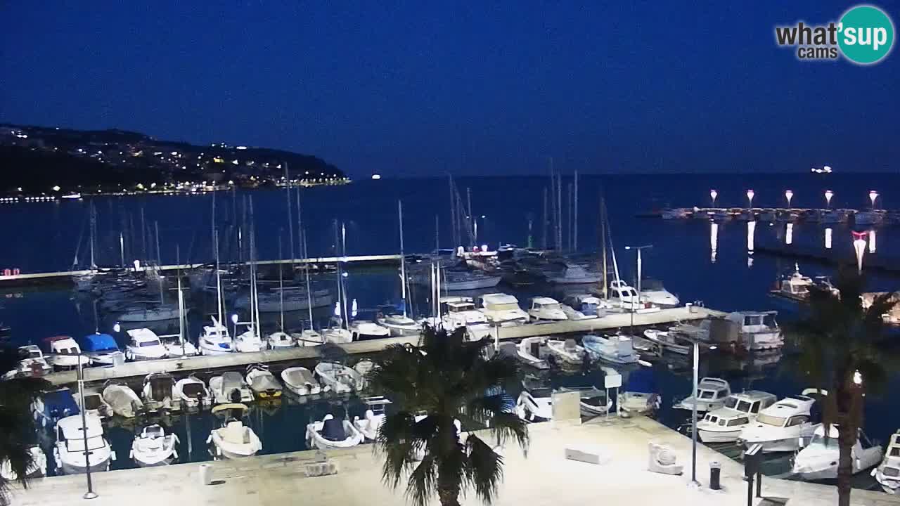 Webcam en vivo del Puerto de Koper – puerto de carga y cruceros – Eslovenia