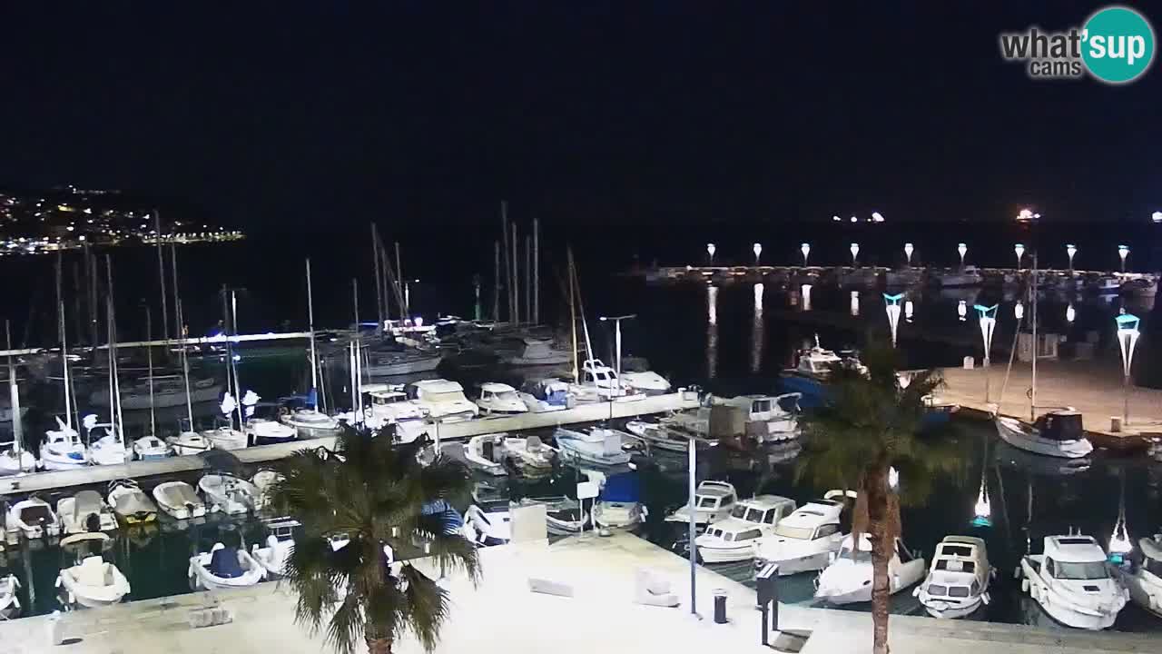 Web kamera Koper – marina i promenada – hotel Grand Koper