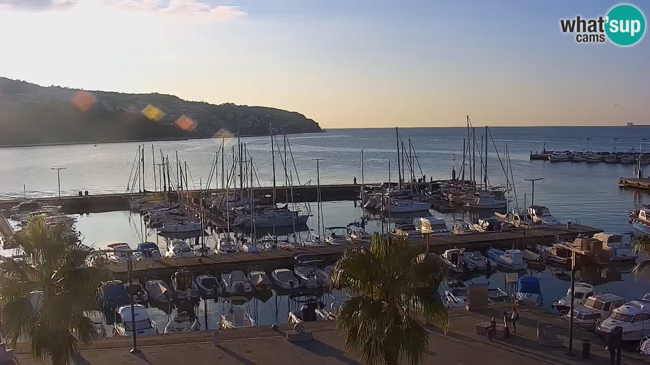 Webcam en vivo del Puerto de Koper – puerto de carga y cruceros – Eslovenia