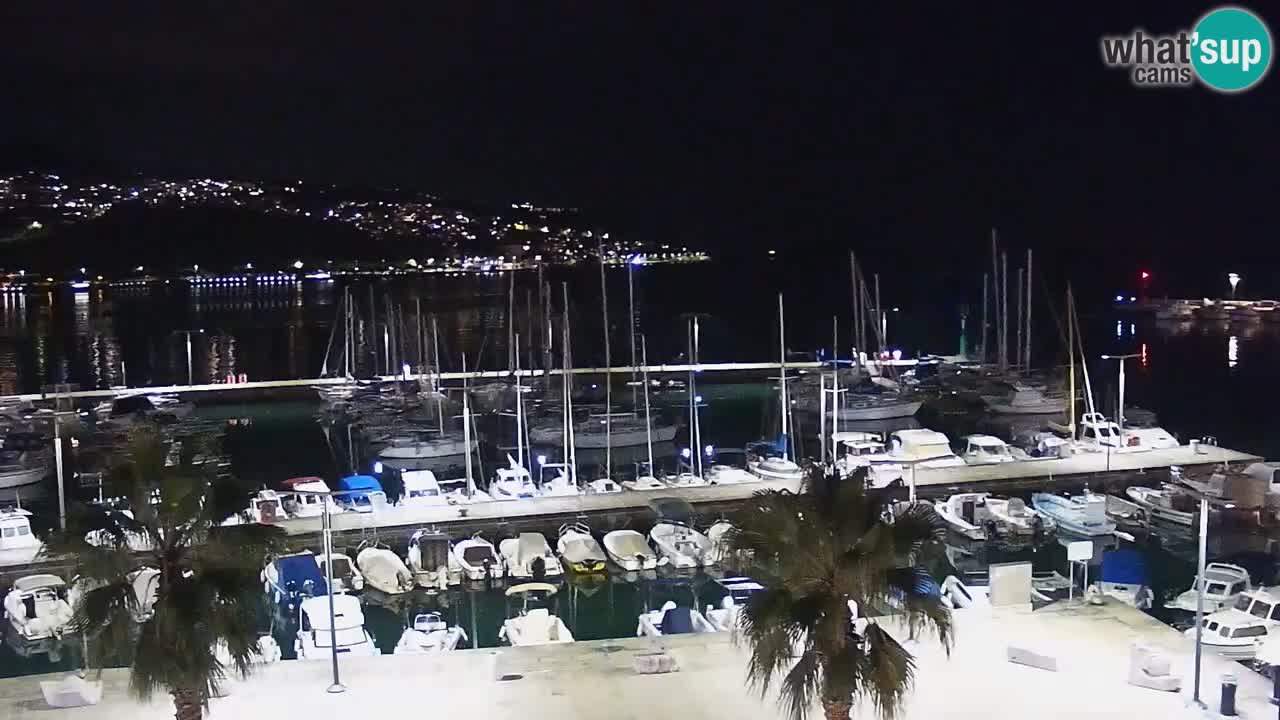 Webcam Capodistria – marina e lungo mare dall’Hotel Grand Koper