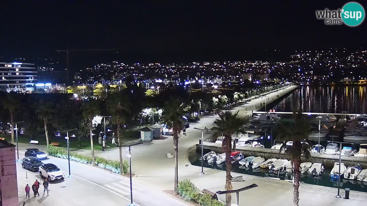 Webcam Capodistria – marina e lungo mare dall’Hotel Grand Koper