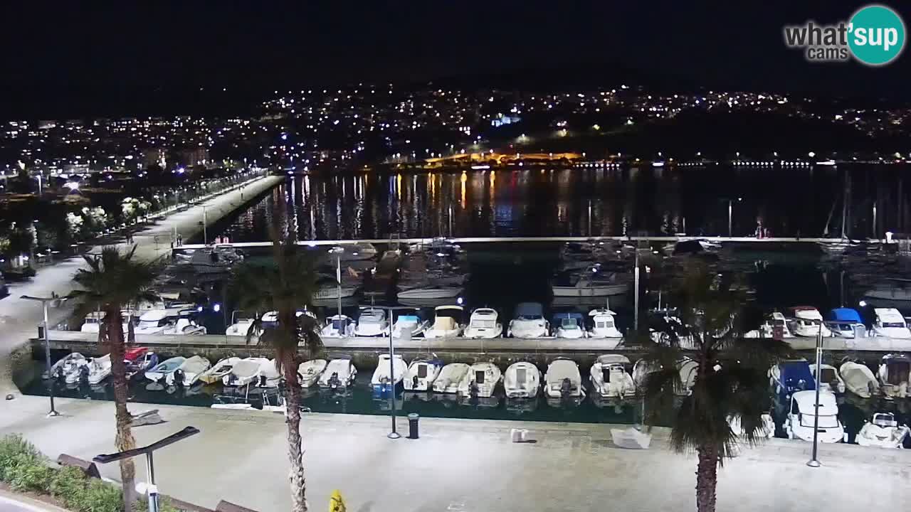 Spletna kamera Koper – Panorama na marino in promenado s Hotela Grand Koper