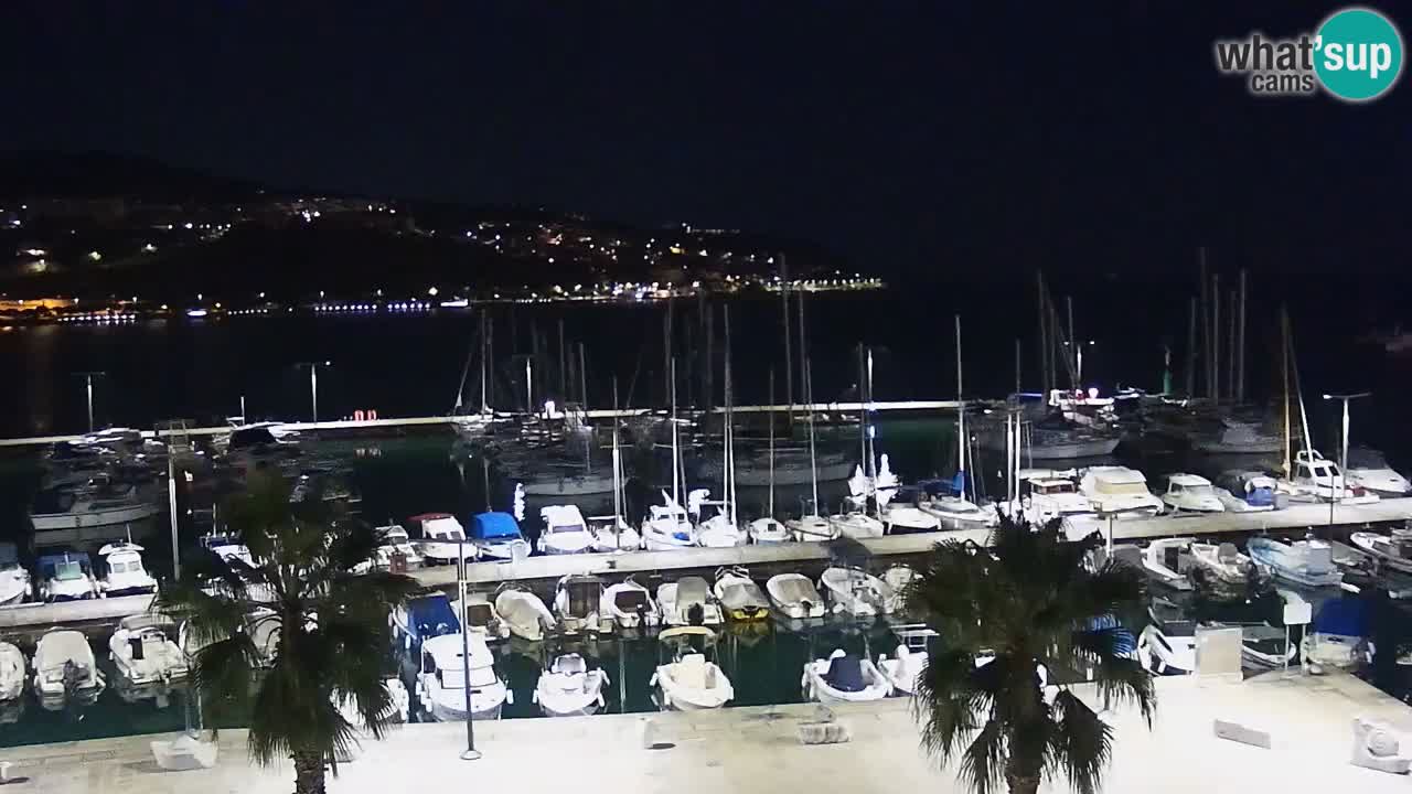 Webcam en direct du port de Koper – port de croisière et de fret – Slovénie