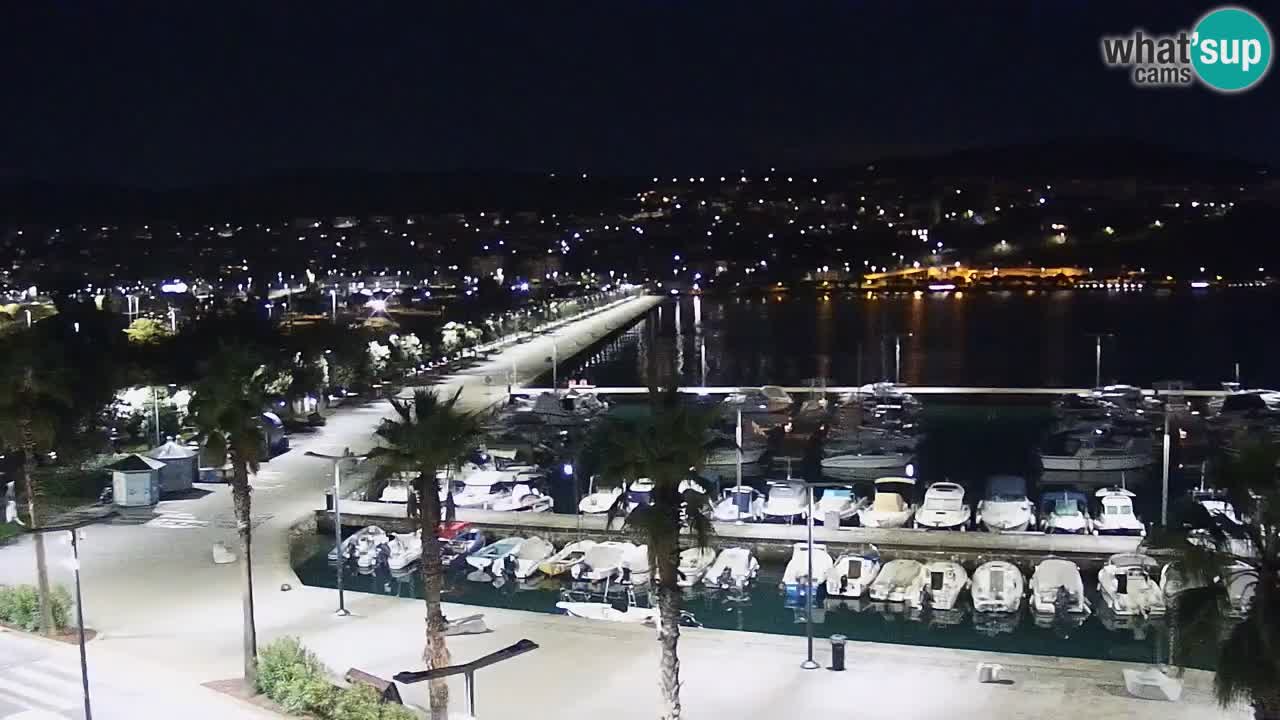 Webcam Capodistria – marina e lungo mare dall’Hotel Grand Koper