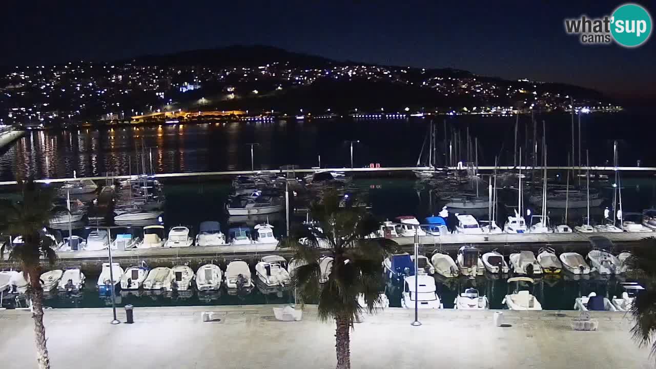 Webcam Capodistria – marina e lungo mare dall’Hotel Grand Koper