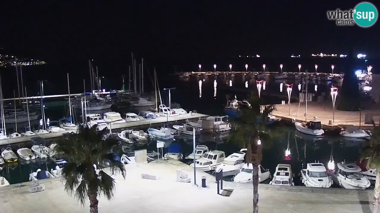 Web kamera Koper – marina i promenada – hotel Grand Koper