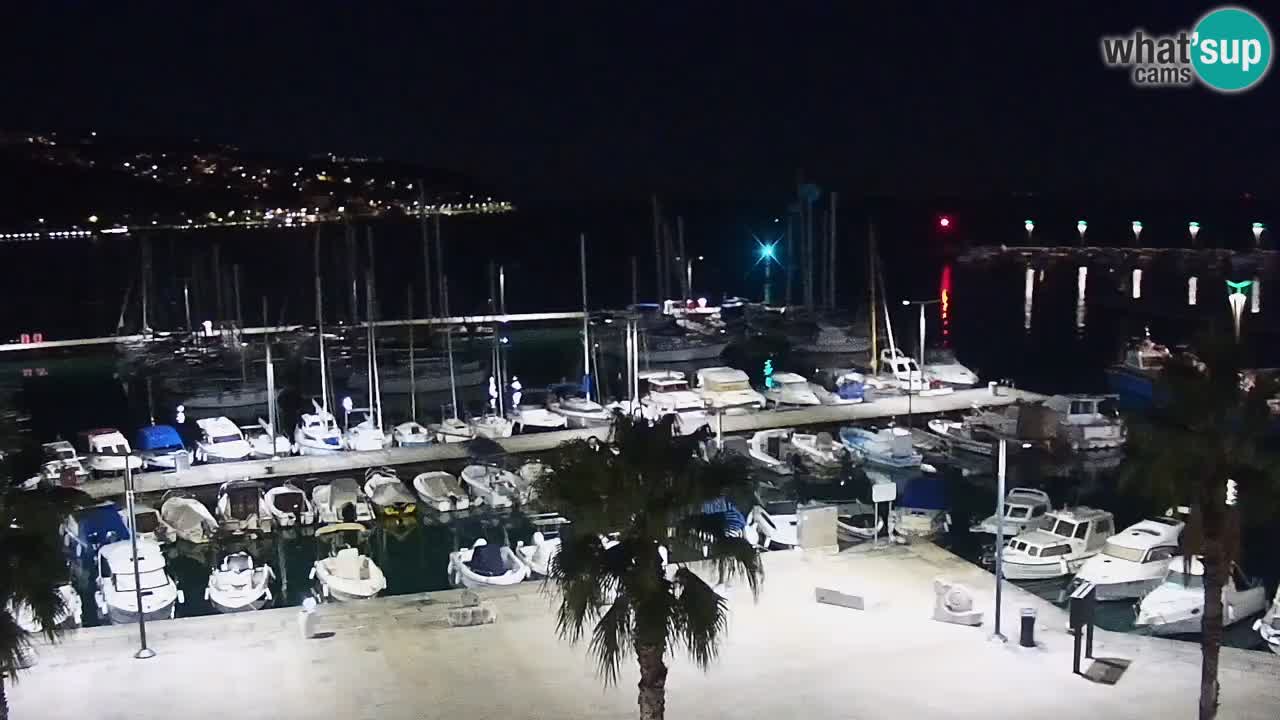 Web kamera Koper – marina i promenada – hotel Grand Koper