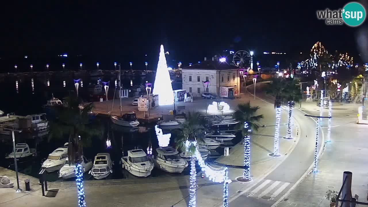 Web kamera Koper – marina i promenada – hotel Grand Koper