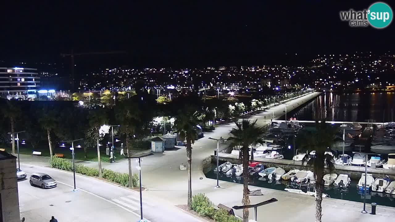 Web kamera Koper – marina i promenada – hotel Grand Koper