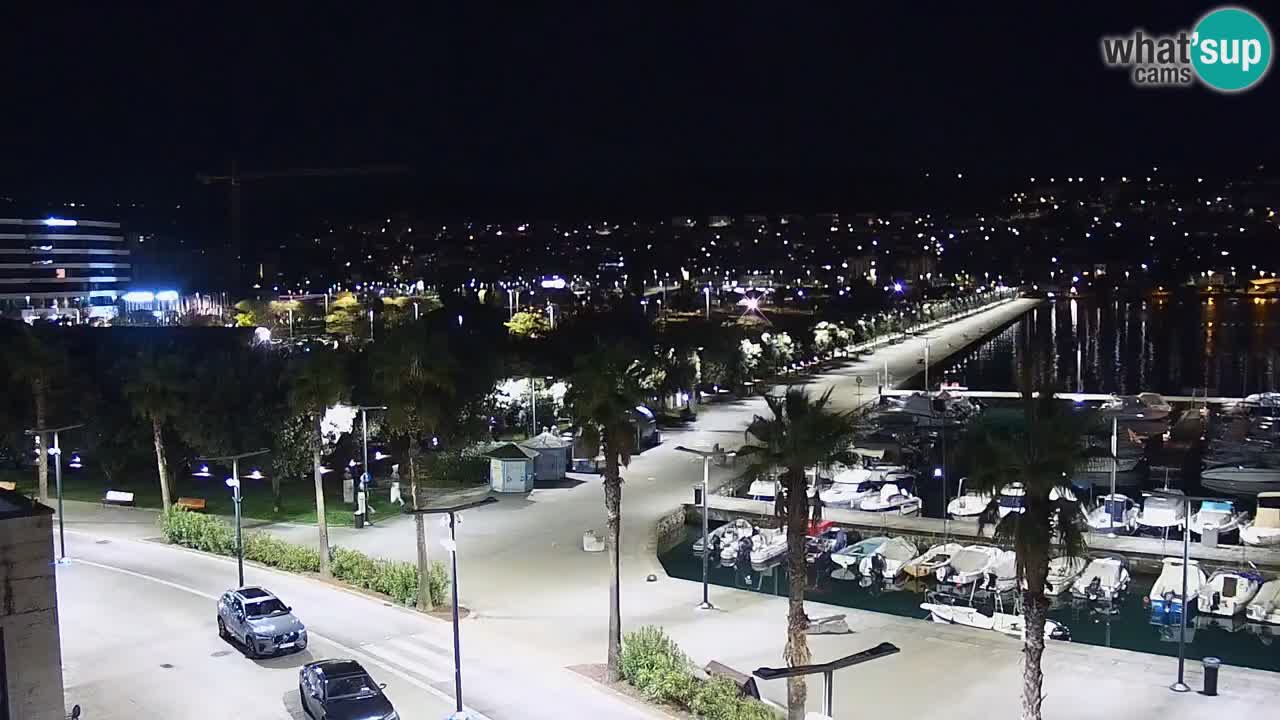 Spletna kamera Koper – Panorama na marino in promenado s Hotela Grand Koper