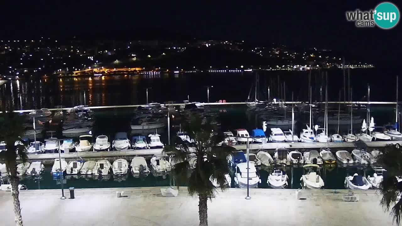 Web kamera Koper – marina i promenada – hotel Grand Koper
