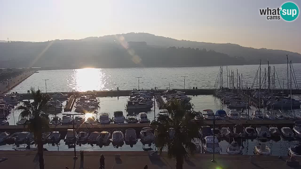 Der Hafen von Koper Live-Webcam – Kreuzfahrt- und Frachthafen – Slowenien