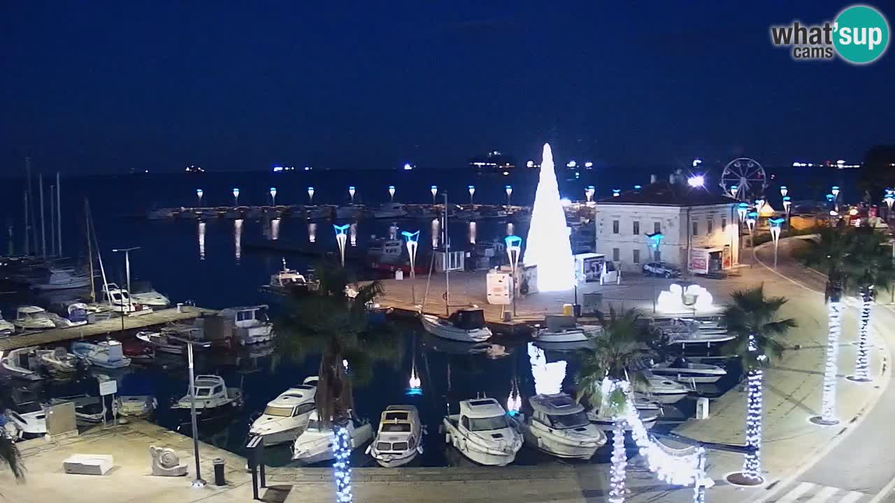 Web kamera Koper – marina i promenada – hotel Grand Koper