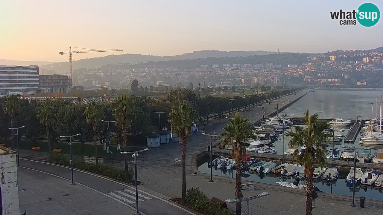 The Port of Koper live webcam – cruise and cargo port – Slovenia