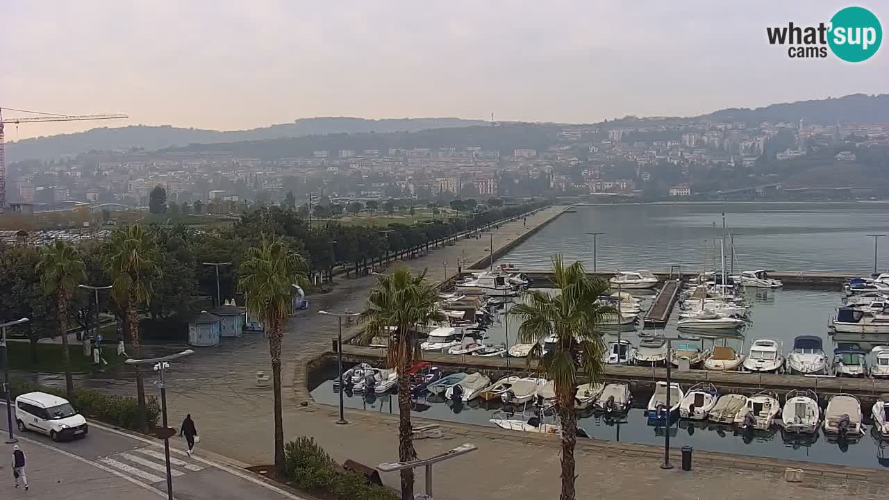 Webcam Capodistria – marina e lungo mare dall’Hotel Grand Koper