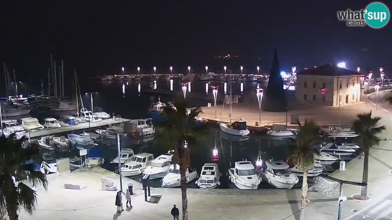 Webcam Capodistria – marina e lungo mare dall’Hotel Grand Koper