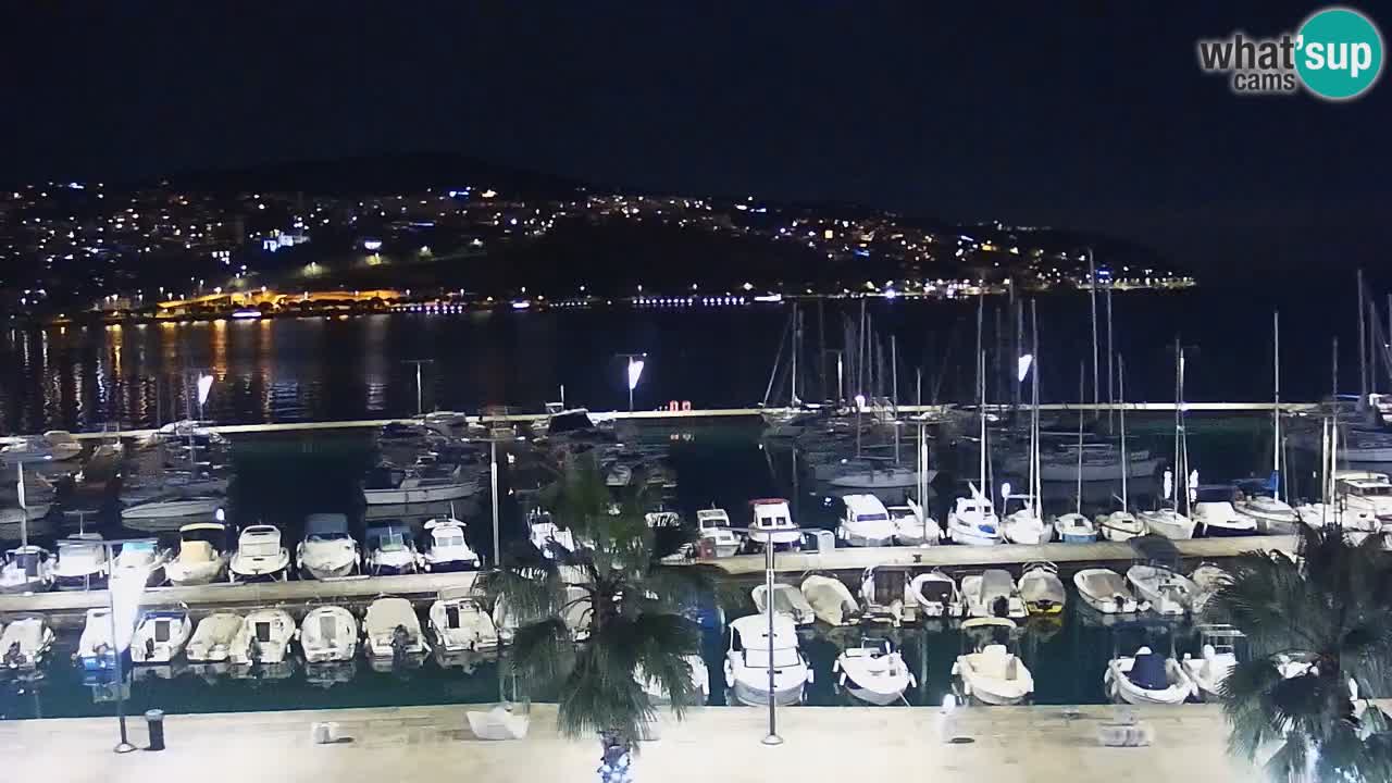Camera en vivo Koper – puerto deportivo y paseo marítimo desde el Hotel Grand Koper
