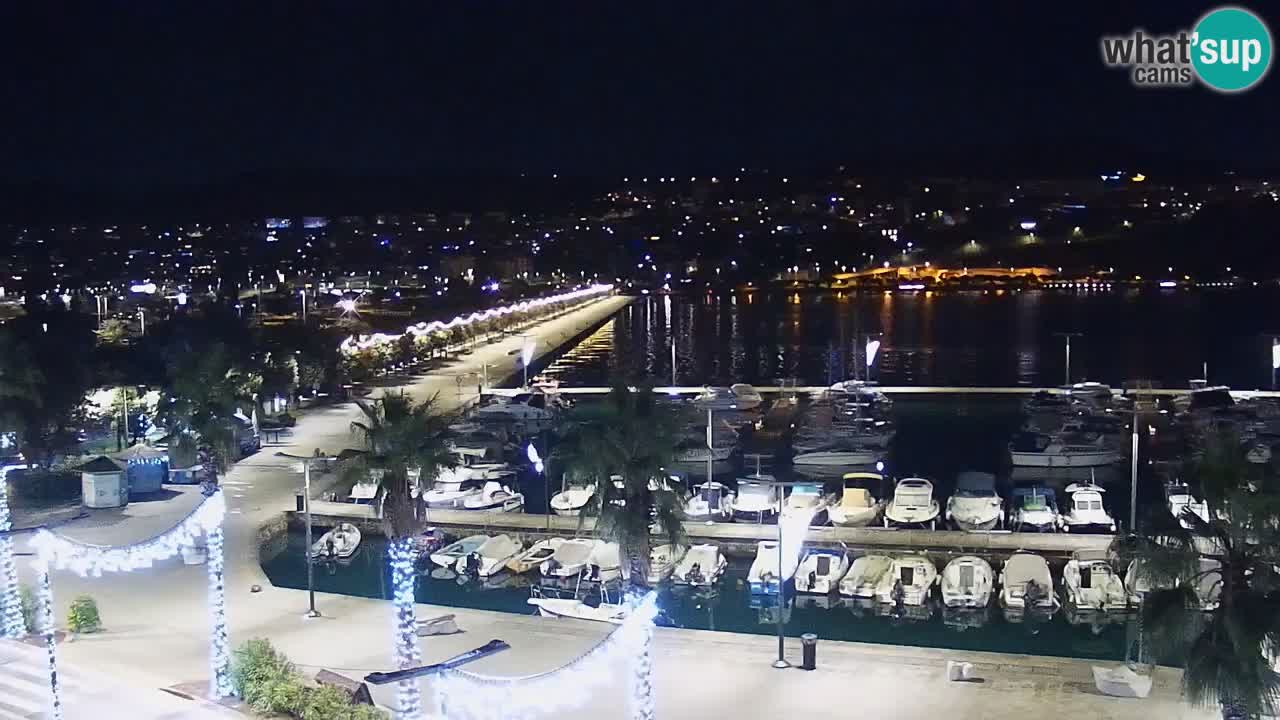 Web kamera Koper – marina i promenada – hotel Grand Koper