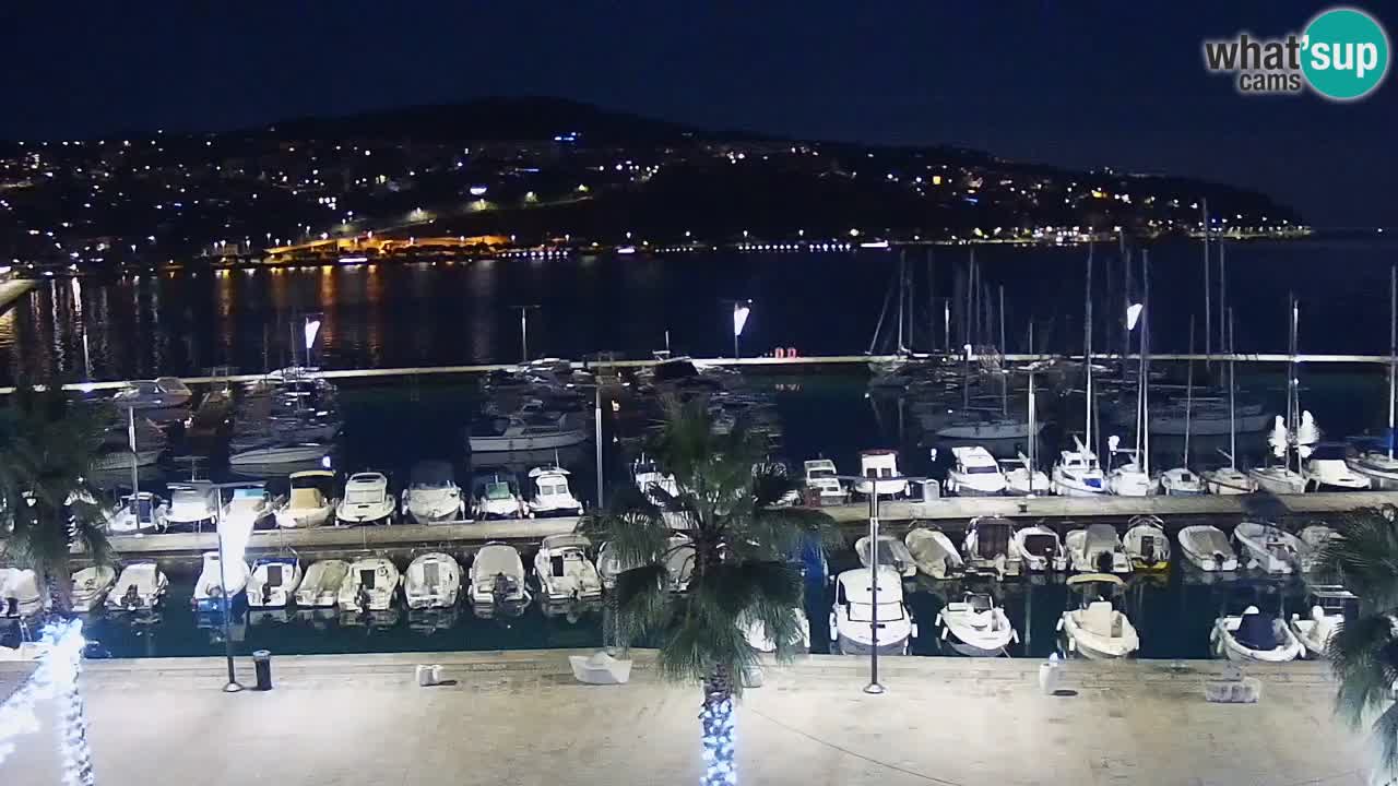 Web kamera Koper – marina i promenada – hotel Grand Koper