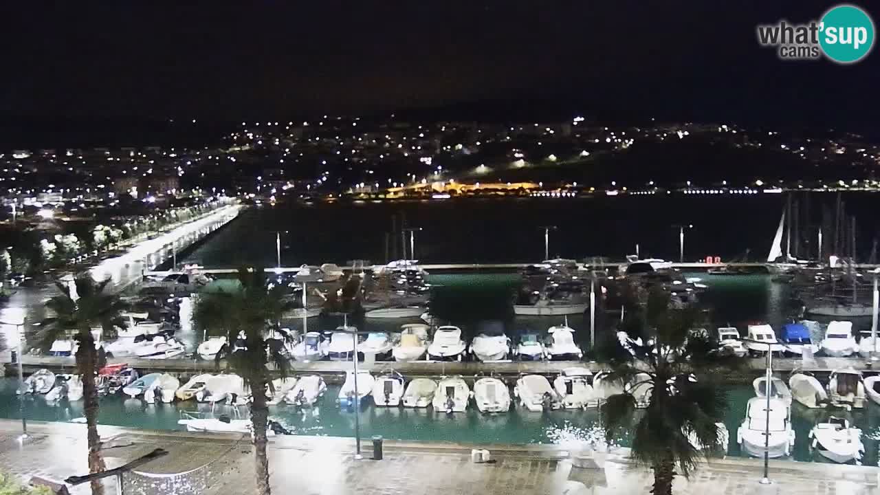 Web kamera Koper – marina i promenada – hotel Grand Koper