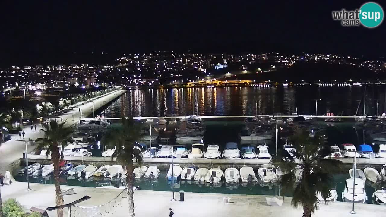 Spletna kamera Koper – Panorama na marino in promenado s Hotela Grand Koper