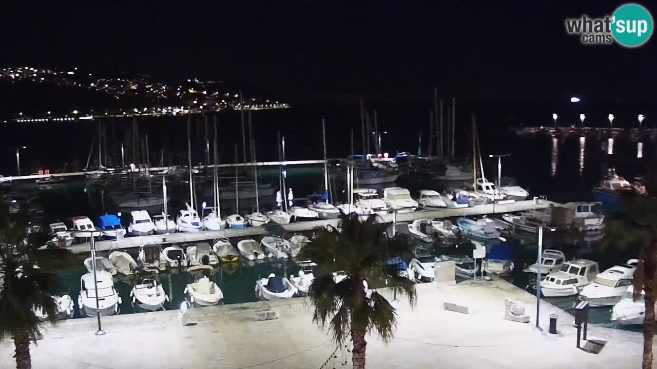 Web kamera Koper – marina i promenada – hotel Grand Koper