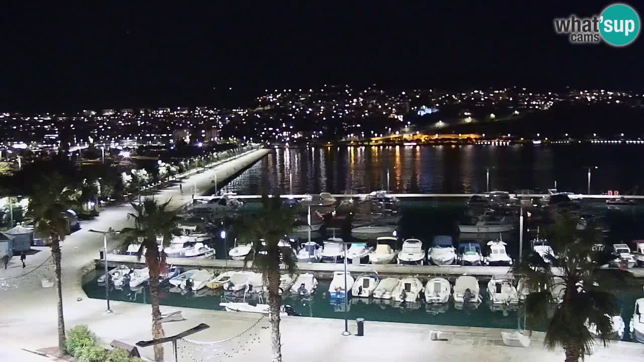 Web kamera Koper – marina i promenada – hotel Grand Koper