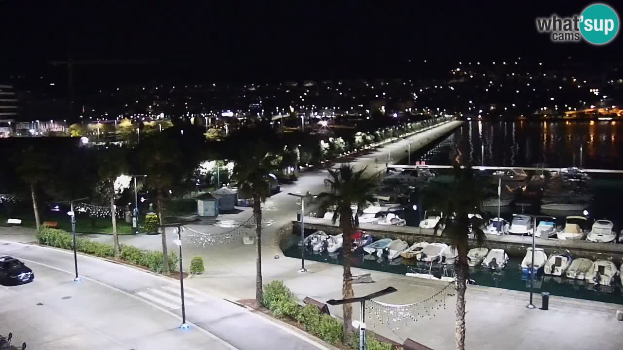 Spletna kamera Koper – Panorama na marino in promenado s Hotela Grand Koper