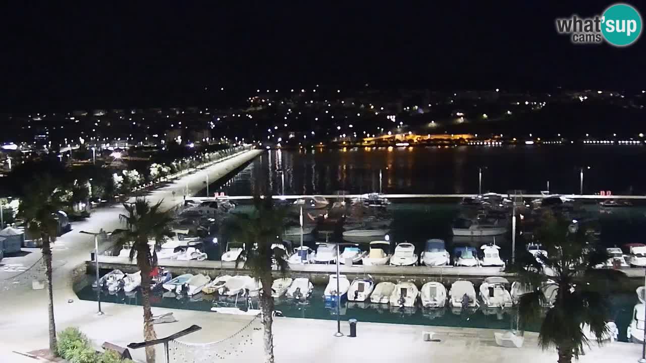 Web kamera Koper – marina i promenada – hotel Grand Koper