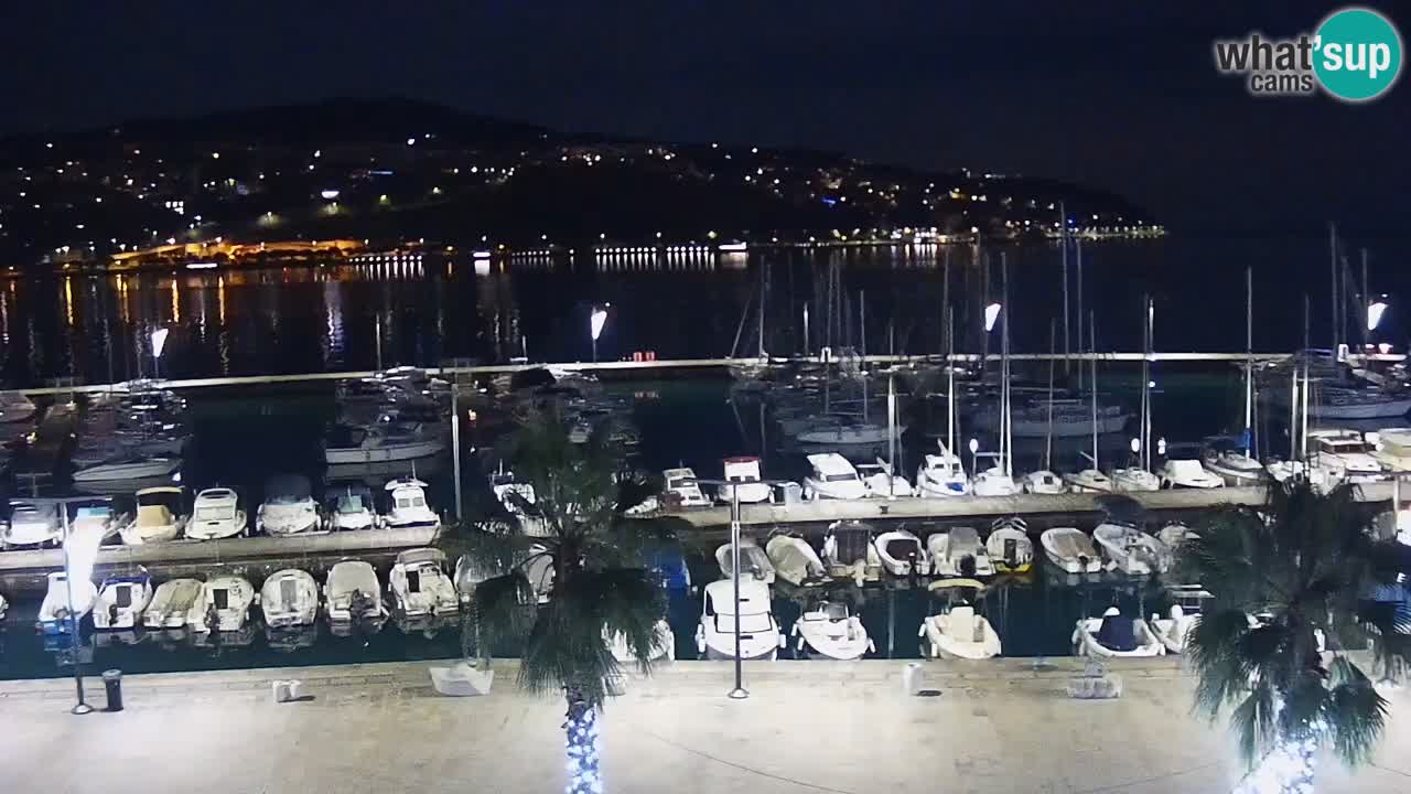 Web kamera Koper – marina i promenada – hotel Grand Koper