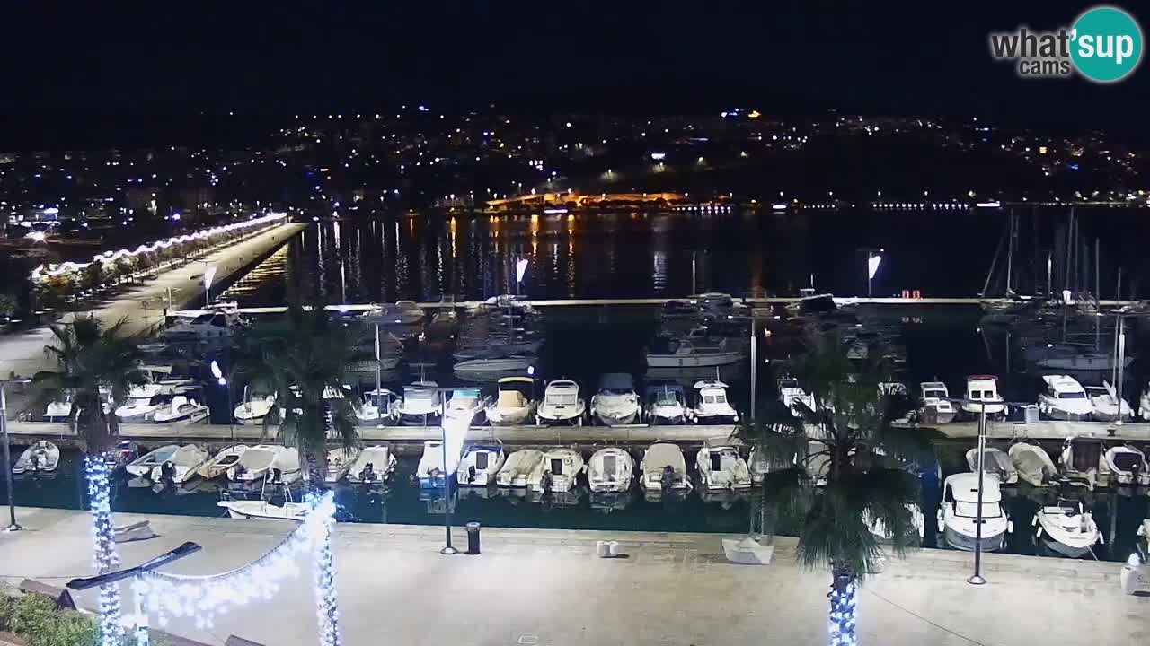 Web kamera Koper – marina i promenada – hotel Grand Koper