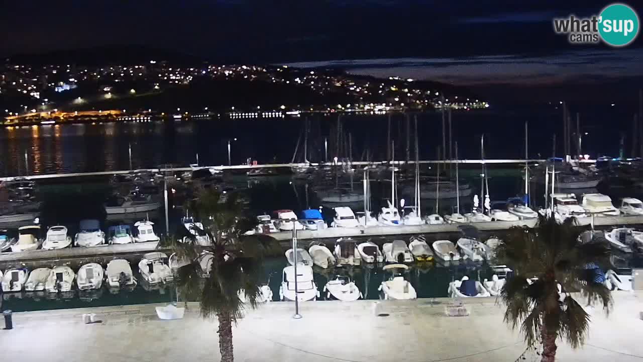 Webcam Capodistria – marina e lungo mare dall’Hotel Grand Koper
